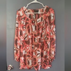 Lane Bryant Geometric Blouse